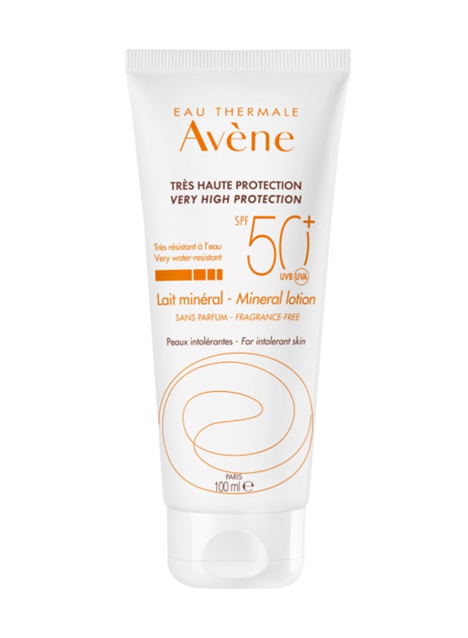 آفين لوشن غني بالمعادن بعامل حماية من الشمس +Spf50 أبيض 100ملليلتر - Image 1