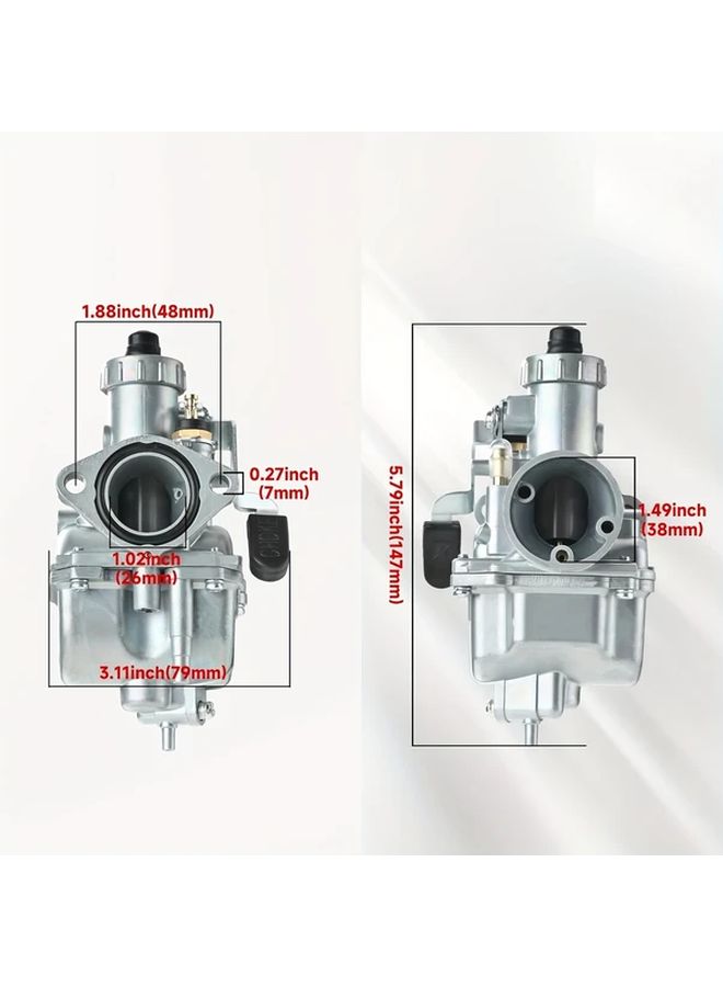 Gold VM22 Carburetor 125 140CC Off Road Motorcycle With Air Filter - Image 2