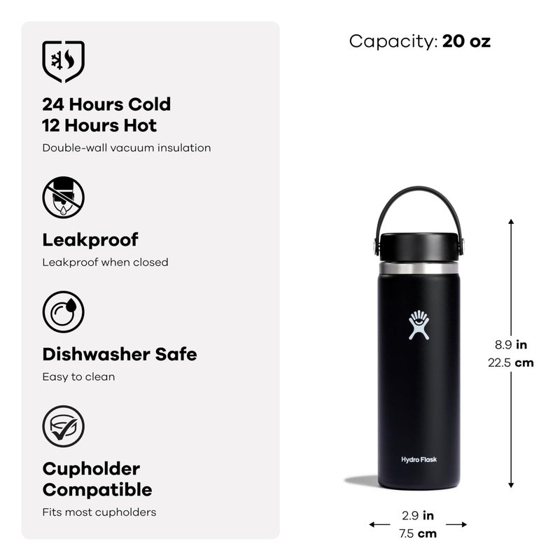Hydro Flask 20 Oz Wide Flex Cap Birch - Image 2