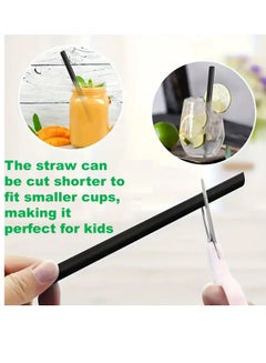 Lavish LAVISH 100-Piece long Individually Wrapped Disposable Plastic Drinking Straws 24 cm  - Image 4