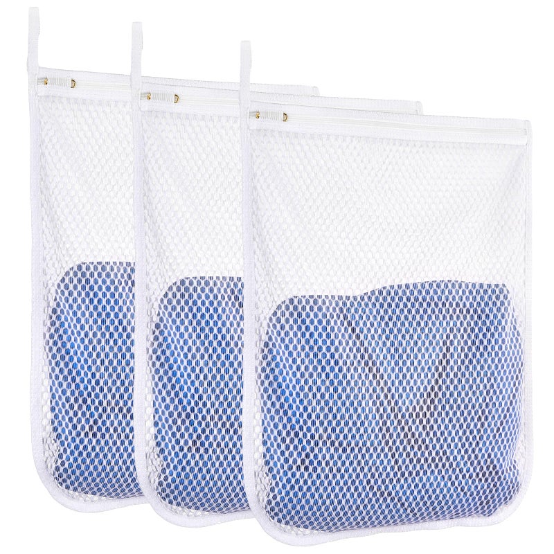 3 pcs Durable Honeycomb Mesh Laundry Bags for Delicates 12 x 15 3 Medium