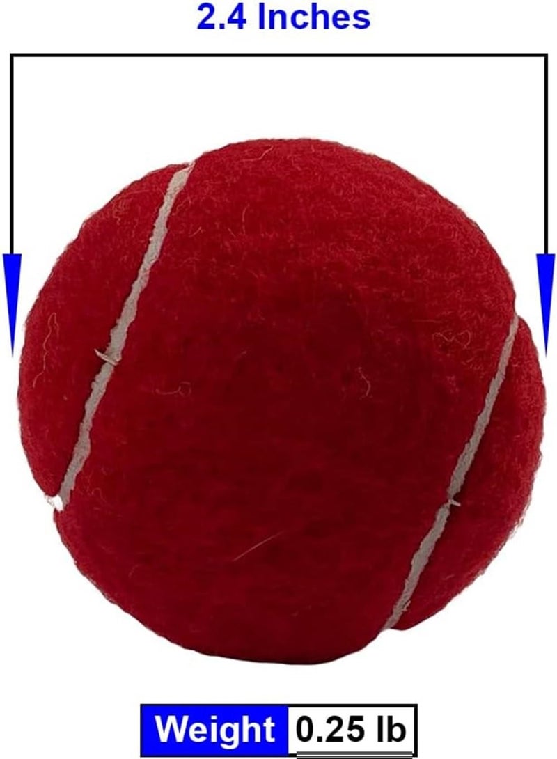 V4L Multifunctional Red Balls for Tennis and Cricket - Perfect for Age upto 12year pack of 3 - Image 3