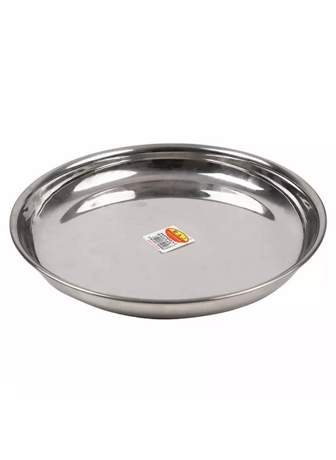 RAJ Raj Stainless Steel Rice Plate - Number 12  - Image 1