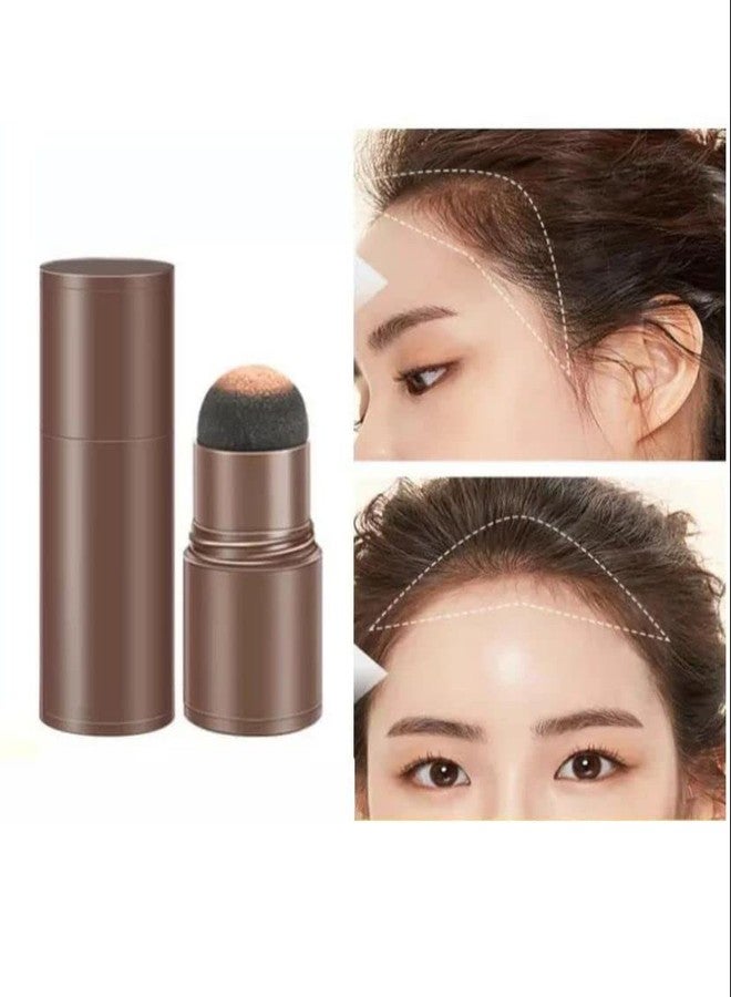 BSBDA Hair Root Touch-Up Hair Shadow Quick Cover Thinning Hair in Seconds, Root Concealer Instantly Conceals Hair Loss for Natural looking Powder Stick With Eyebrow Stamp (Dark Brown) - Image 3