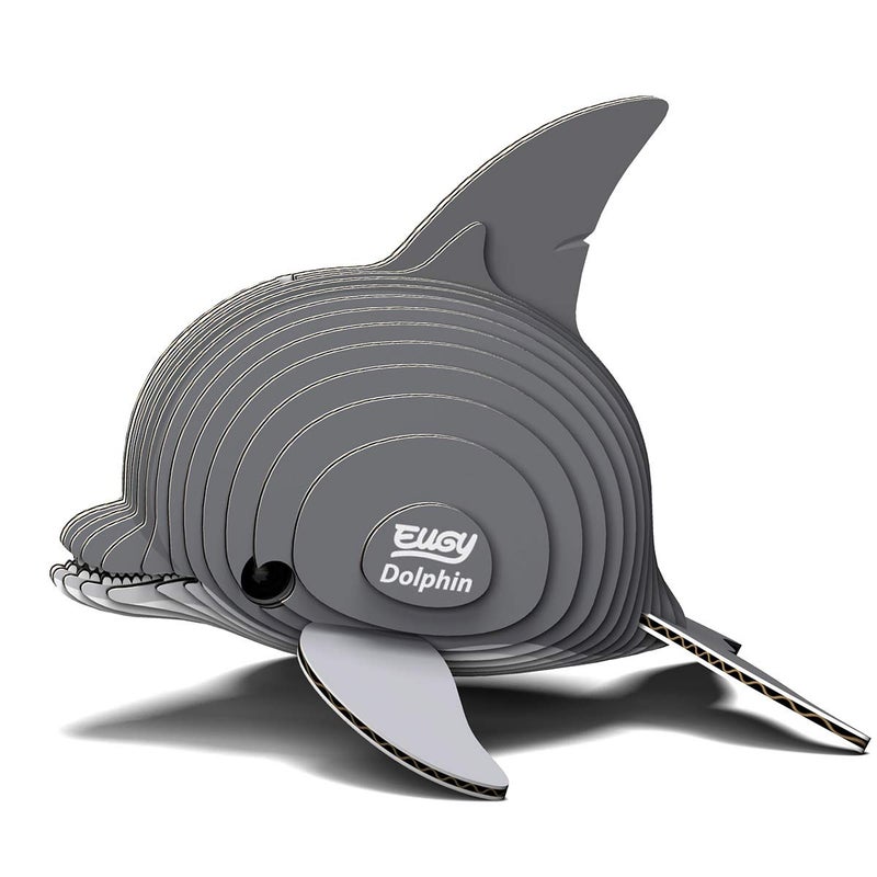 Eugy Dolphin 3D Puzzle  25 Piece Eco-Friendly Educational Toy Puzzles for Boys  Girls & Kids Ages 6+ - Image 1