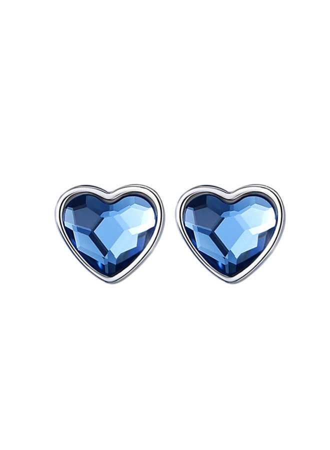 Manhe S925 Silver Stud Earrings For Women, New Style, Birthday Gift For Wife, Girlfriend - Image 2