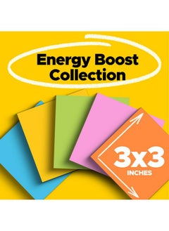 Super Sticky Notes, 3X3 In, 6 Pads, 2X The Sticking Power, Energy Boost Collection, Bright Colors (Orange, Pink, Blue, Green,Yellow),Recyclable (654-6Ssau) - pzsku/Z43C45A380D64542F528EZ/45/_/1731928174/08c5fadd-3efd-415f-8088-bdc1b1d114fe