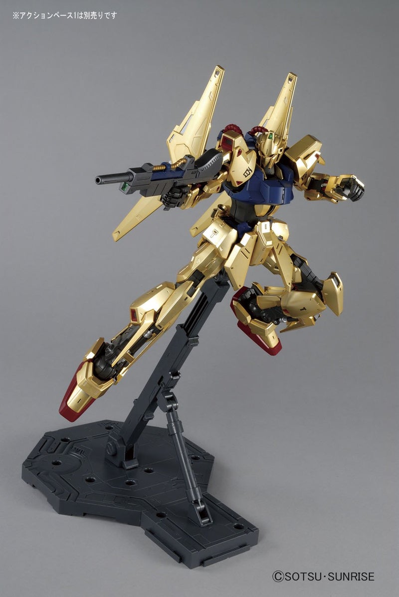 BANDAI SPIRITS Bandai Hobby MG 1/100 Hyaku-Shiki Version 2.0 "Zeta Gundam Model Kit, Black, Medium - Image 3