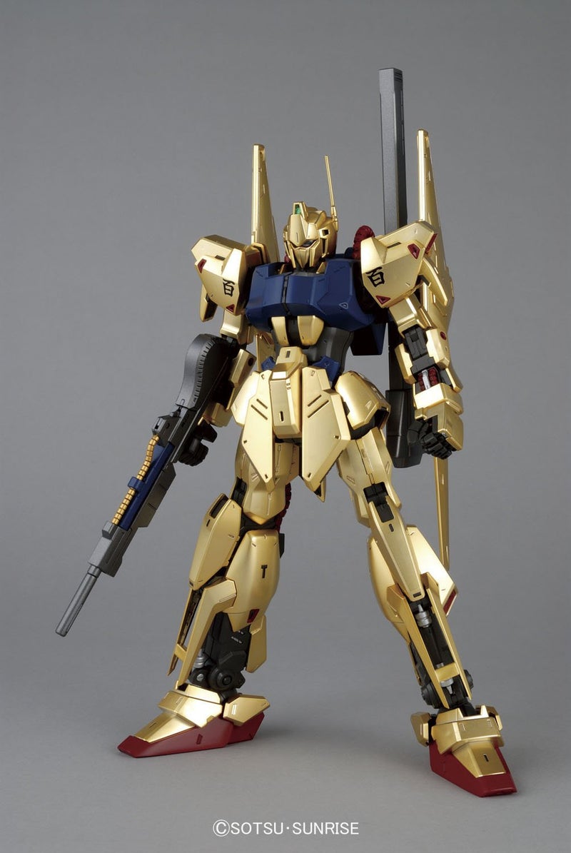 BANDAI SPIRITS Bandai Hobby MG 1/100 Hyaku-Shiki Version 2.0 "Zeta Gundam Model Kit, Black, Medium - Image 2