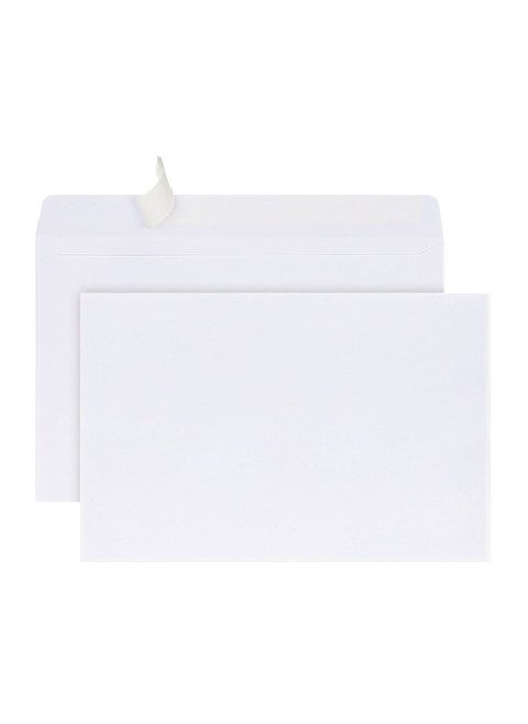 Clean Seal(Tm) Invitation Envelopes 5 3/4In. X 8 3/4In. White Box Of 100 12030