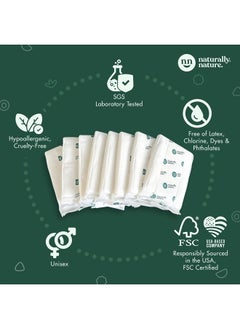 Naturally Nature Superior Leak Protection, Naturally Nature Overnight Diaper Booster Pads with Adhesive for Pull-on & Regular Diapers, Trusted by Parents to Help with Nighttime Leaks, Boys & Girls, 96 Pads  - Image 3