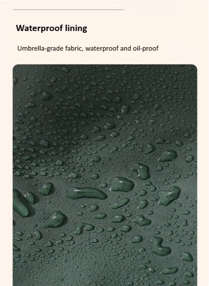 2PCS Stylish Waterproof and Oil-Proof Kitchen Cooking Apron with Pockets - Image 4