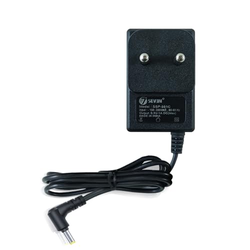 7-Seven 7SEVEN® DC 9.5v 1Amp Power Adapter for Ca sio Keyboard Suitable SA LK CTK WK XW CT Series Gadget Devices with Length of 100cm Wire Cord Ensure Pin Dimension Before Buy Reference of Catalogue Image - Image 1