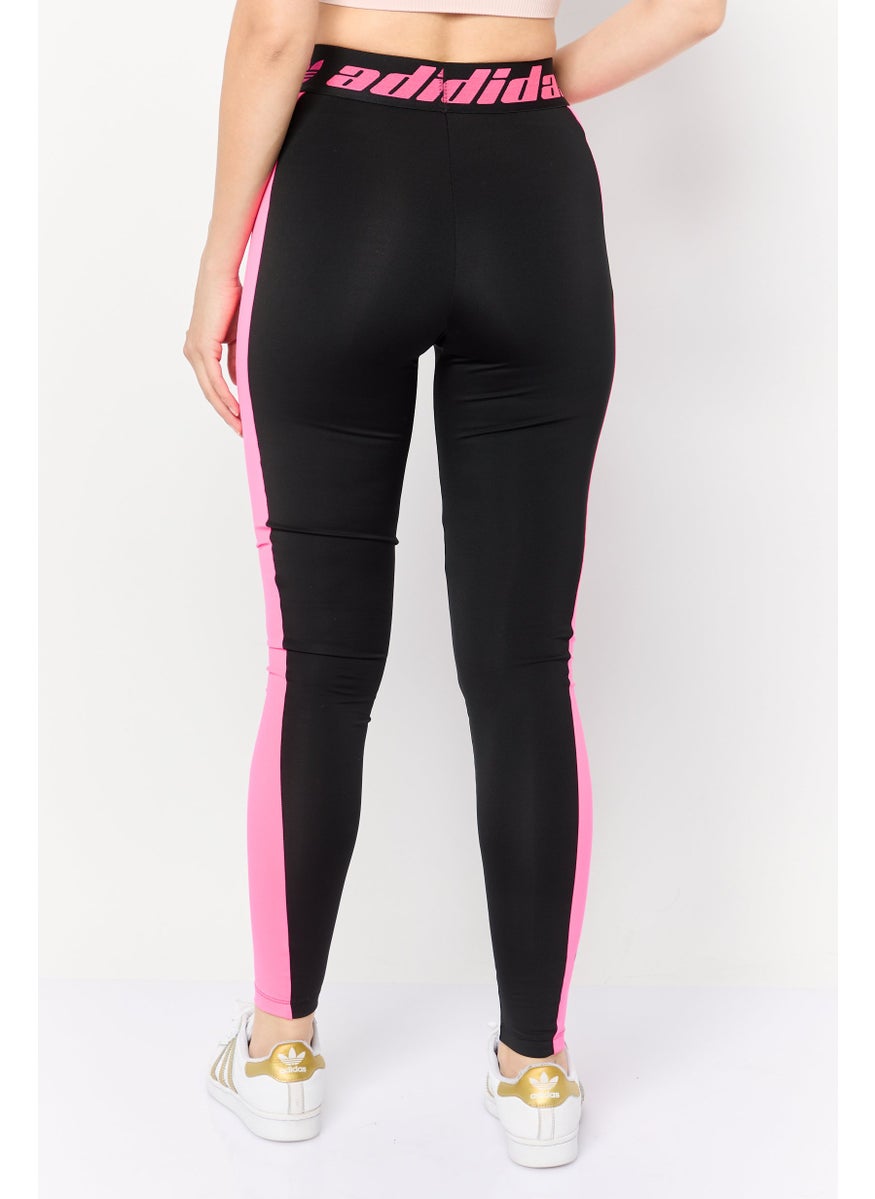 Adidas - Women Sportswear Fit Brand Logo Training Tights, Black - Image 1