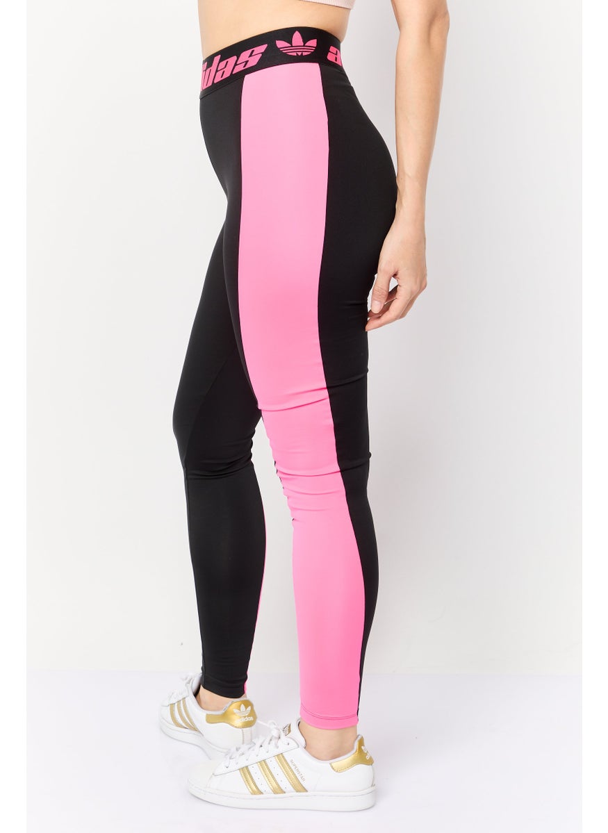 Adidas - Women Sportswear Fit Brand Logo Training Tights, Black - Image 1