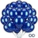 OWPFJG 50Pack Chrome Metallic Blue Balloons 12 DoubleStuffed Royal Blue Latex Balloons for Weddings Class of 2025 Graduations Baby Showers Party DecorationsIncludes 2 Ribbons - Image 4