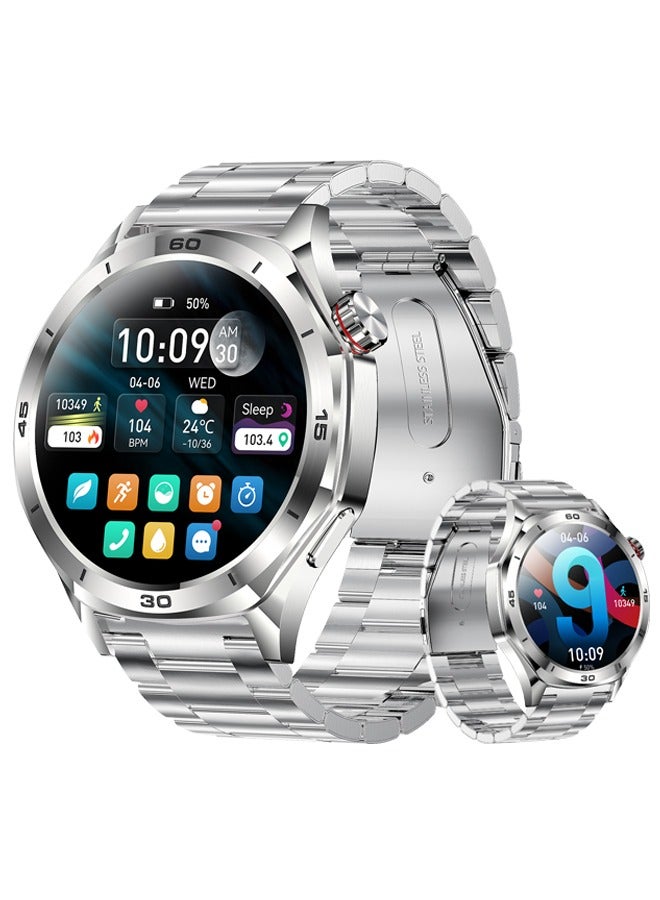 RollsTimi  Smart Watch for Men,Bluetooth 1.52" HD Screen Smartwatch with Heart Rate Sleep Monitor Pedometer, 21 Sports Mode Fitness Watch, IP67 Waterproof Fitness Tracker for Android iOS - Image 1