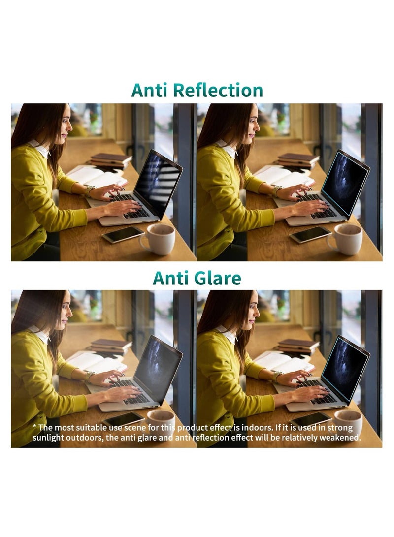 1Pc 13.3 Inch 16:9 Aspect Ratio Anti Blue Light Screen Protector, Reduce Eye Strain Matte Anti Glare Computer Screen Cover, Blue Light Blocking Screen Protector for HP/Lenovo/Dell/Acer/Asus/Samsung/Envy  - Image 3