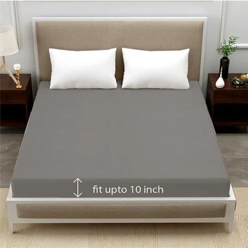 Trend Mattress Protector | King Size - 78x72x8 | Waterproof, Stretchable Mattress Cover (Grey)  - Image 2