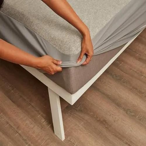 Trend Mattress Protector | King Size - 78x72x8 | Waterproof, Stretchable Mattress Cover (Grey)  - Image 1