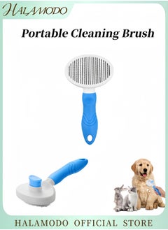 Pet Brush for Cats & Dogs Self-cleaning Cat Brush & Dog Brush Puppy Brush Pet Hair Grooming Easy Removes Loose Undercoat Fine Needle - pzsku/Z43C4E76D3409D2624E62Z/45/_/1735347953/f0c3810f-b554-42ad-9529-d76c3ace4597