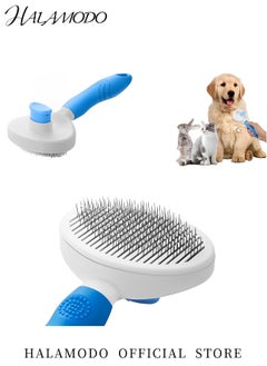 Pet Brush for Cats & Dogs Self-cleaning Cat Brush & Dog Brush Puppy Brush Pet Hair Grooming Easy Removes Loose Undercoat Fine Needle - pzsku/Z43C4E76D3409D2624E62Z/45/_/1735347955/820963d8-a83f-437b-8f2d-840f5a4e0df2