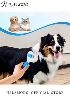 Pet Brush for Cats & Dogs Self-cleaning Cat Brush & Dog Brush Puppy Brush Pet Hair Grooming Easy Removes Loose Undercoat Fine Needle - pzsku/Z43C4E76D3409D2624E62Z/45/_/1735347961/ca67da78-c1d7-4b41-b1b7-3faea1f0c9bd