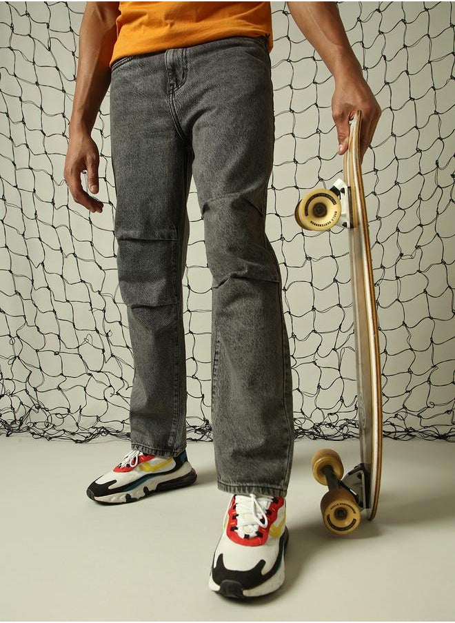 Hubberholme Men Grey Jeans - Loose Fit for Effortless Style  - Image 2