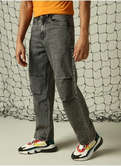 Hubberholme Men Grey Jeans - Loose Fit for Effortless Style  - Image 3