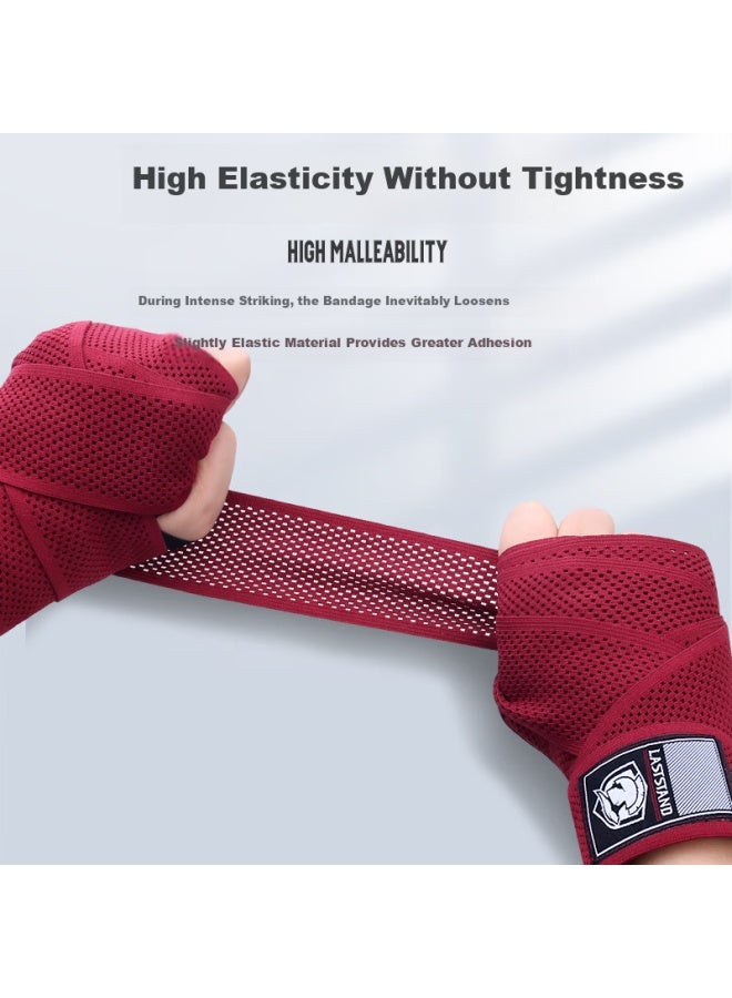 Laststand Yilizhe Boxing Hand Wraps Hand Wraps For Adults And Children Fitness Fighting Muay Thai Elastic Bandage Black 3m - Image 2