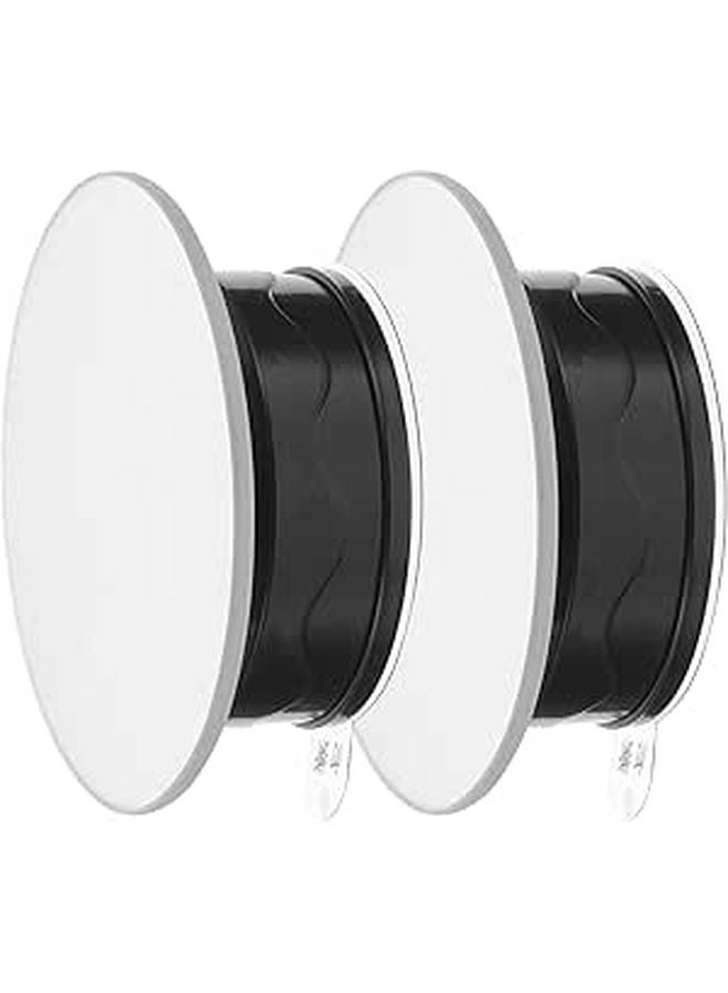 Frameless Round Convex Blind Spot Mirror with Suction Cup for Cars Trucks SUVs - Image 1