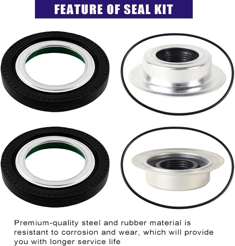 Eterpace Front Axle Vacuum Knuckle Shaft Seal & Outer Tube Dust Seals & Hub O-Rings for Ford Super Duty 2005-2019 - Image 4