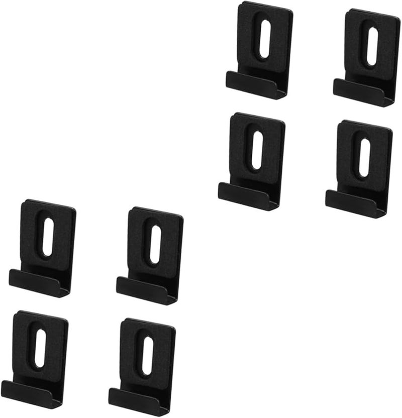 Gatuida 8pcs Strong Metal Mirror Clips 3.7X2.6X1.00CM Wall Mounting Brackets For Mirrors - Image 1