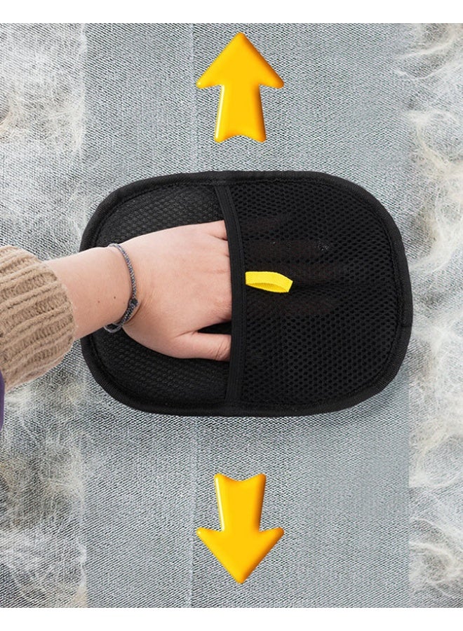 قفازات إزالة شعر الحيوانات الأليفة القابلة لإعادة الاستخدام ، قفازات إزالة الشعر الكهروستاتيكية للكلاب والقطط - Image 2