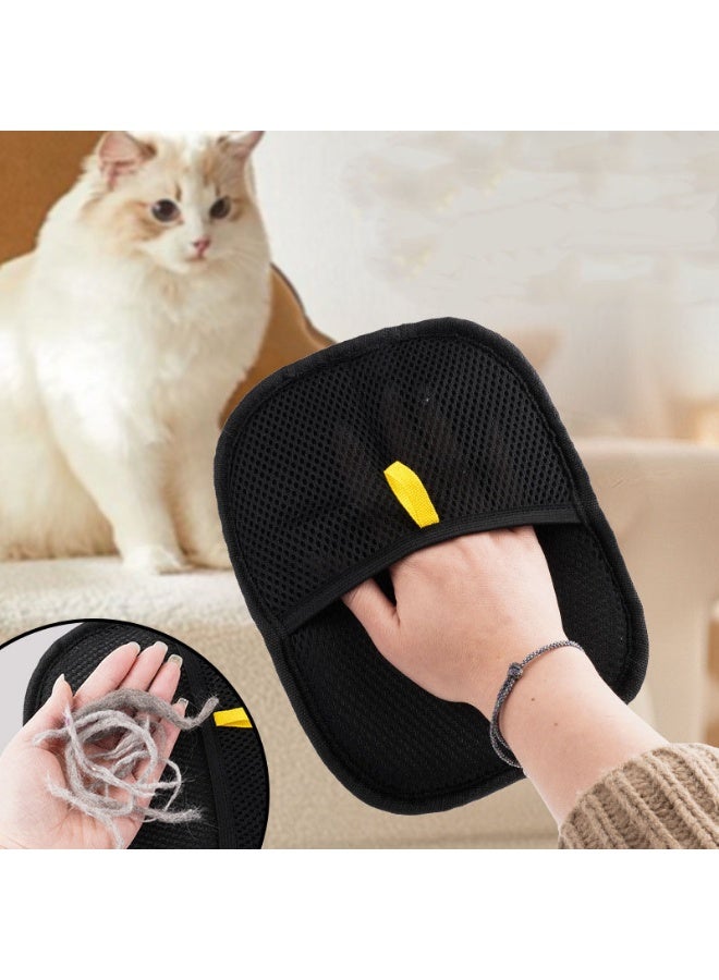 قفازات إزالة شعر الحيوانات الأليفة القابلة لإعادة الاستخدام ، قفازات إزالة الشعر الكهروستاتيكية للكلاب والقطط - Image 5