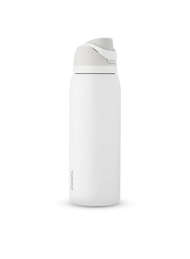 Owala Owala FreeSip Insulated Stainless Steel Water Bottle with Straw for Sports, Travel, and School BPA-Free Sports Water Bottle, 40 oz, Shy Marshmallow  - Image 5
