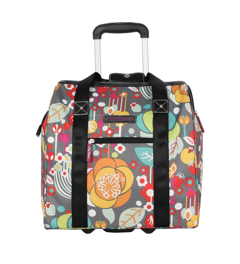 Lily Bloom Design Pattern Carry on Bag Wheeled Cabin Tote (Bliss) - Image 2