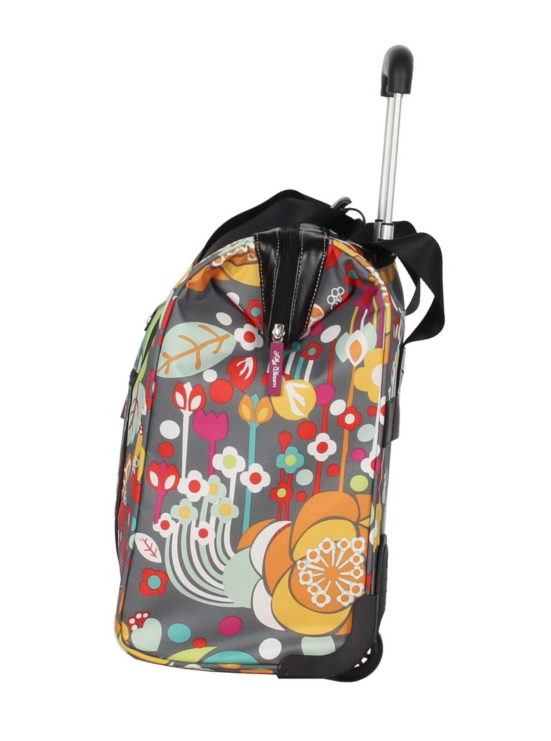 Lily Bloom Design Pattern Carry on Bag Wheeled Cabin Tote (Bliss) - Image 5