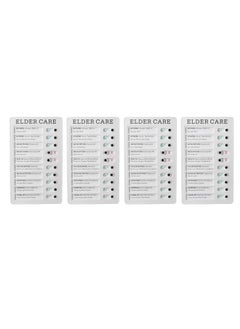 Thoraya 4pcs Checklist Board DIY Production Recyclable Portable Chore Checklist Detachable Chore Chart for DIY Message Travel Plan ELDER CARE  - Image 1