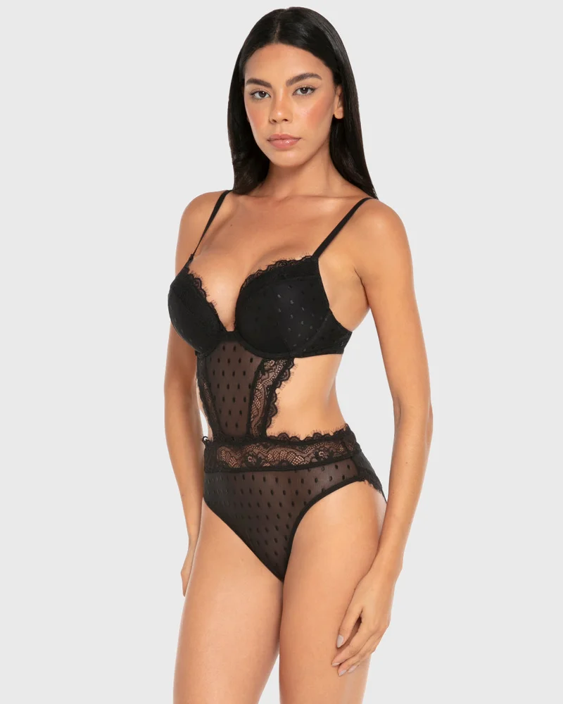 ايسلا اند ايفي Isla & Evie Mesh Push-Up Bodysuit
