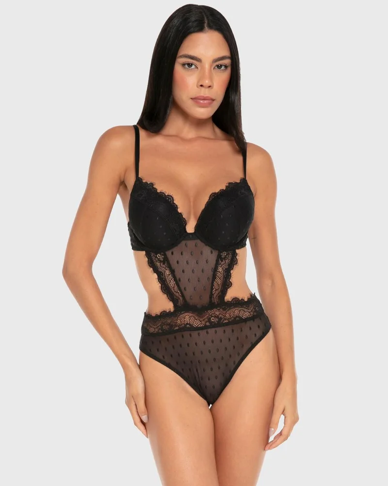 ايسلا اند ايفي Isla & Evie Mesh Push-Up Bodysuit