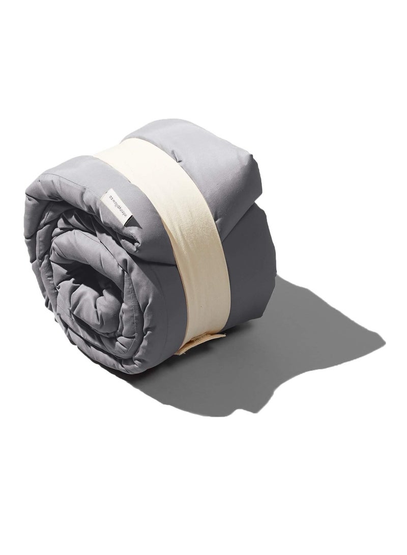 nfinity Pillow - Home Travel Soft Neck Scarf Support Sleep for Flights Train (Grey) - Image 4