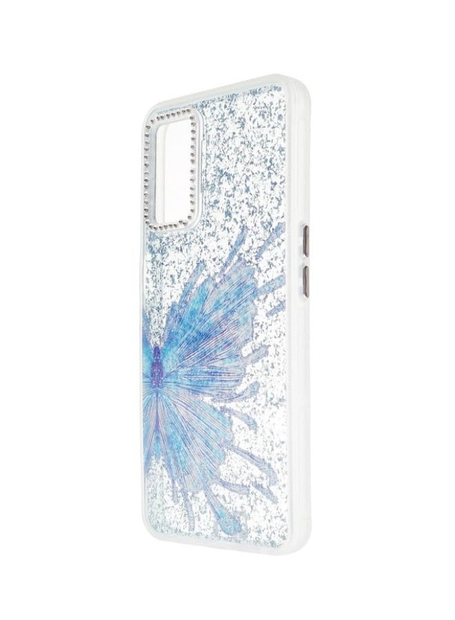 Glitter Plastic Back Cover For Oppo A54 4G, Multi Color - Image 3