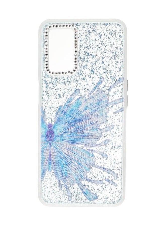 Glitter Plastic Back Cover For Oppo A54 4G, Multi Color - Image 1