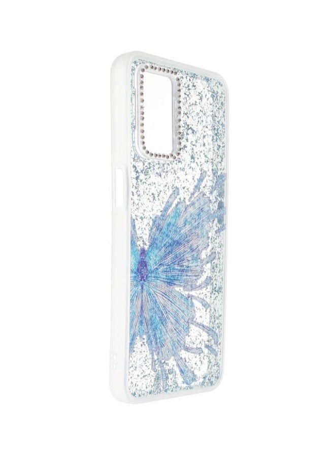 Glitter Plastic Back Cover For Oppo A54 4G, Multi Color - Image 2