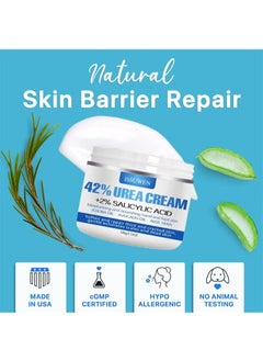 Urea Cream 42% + Salicylic Acid 2%, Foot Cream for Dry Cracked Heels Knees Elbows Hands Repair Treatment, Foot Moisturizer Corn Callus Dead Skin Remover Toenail Softener for Foot Care - pzsku/Z43C5B936DE1F946B2517Z/45/_/1739775759/7ef227cb-b408-49f5-8bfe-a65d5e92f06d