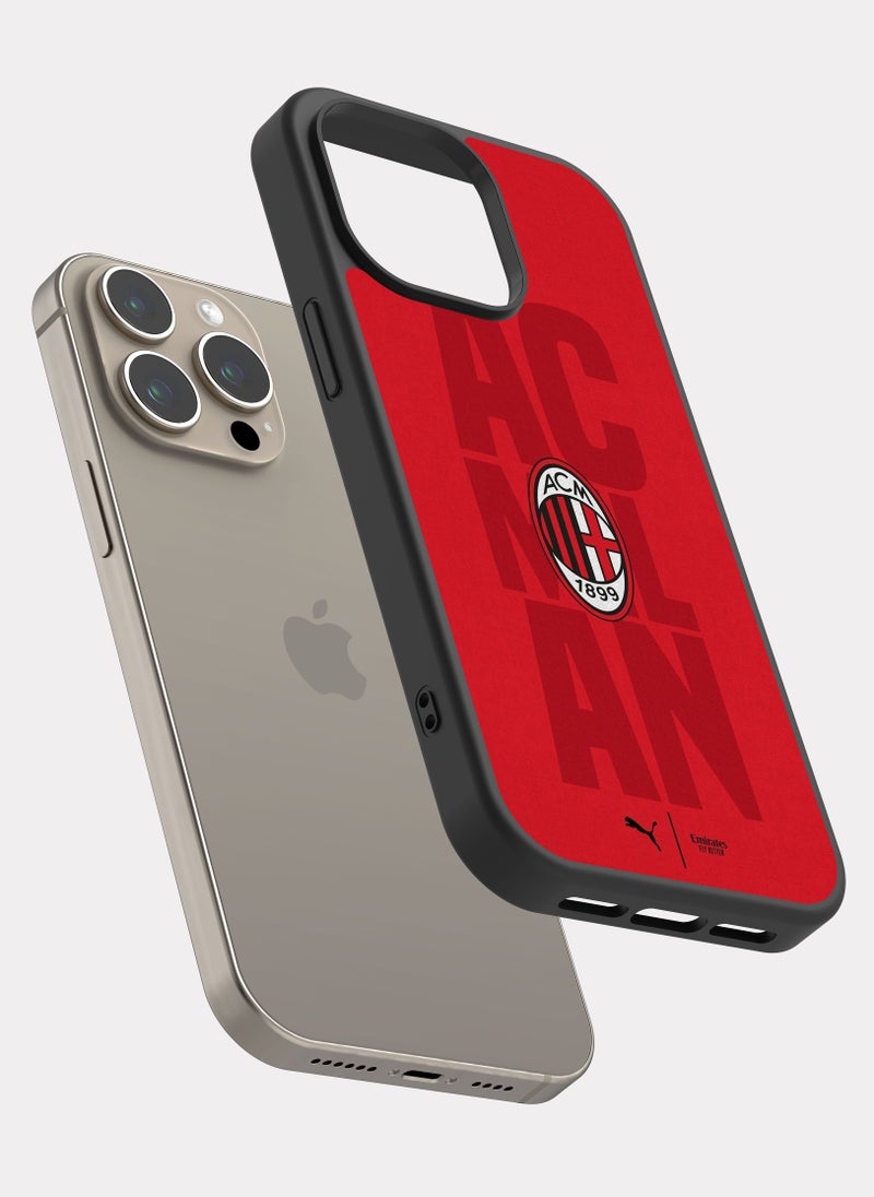PXLAAT iPhone 15 Pro Max case cover AC Milan FC  - Image 2