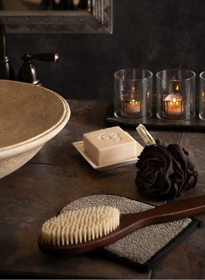 Urbana Spa Prive Men's Bamboo Charcoal Collection, Body Brush - Image 4