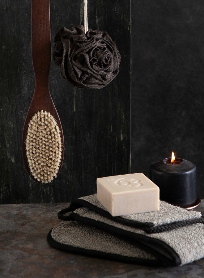 Urbana Spa Prive Men's Bamboo Charcoal Collection, Body Brush - Image 3