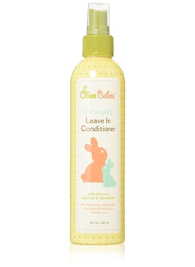 Olive Babies Hair Detangling Leave-in Conditioner Spray, 8 Ounce - Image 1